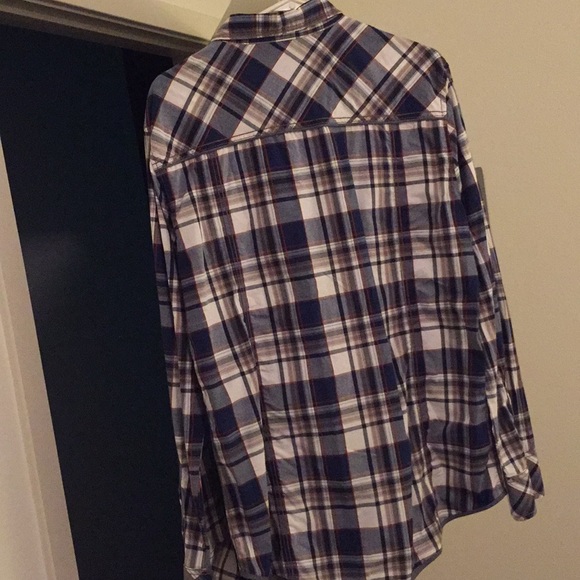 Buckle black button down long sleeve shirt - Picture 3 of 3